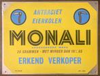 Monali Antraciet eierkolen, Ophalen of Verzenden, Gebruikt, Reclamebord