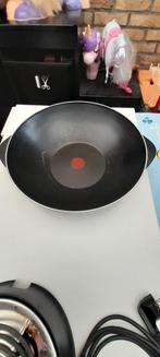 Tefal wokpan, Huis en Inrichting, Keuken | Potten en Pannen, Ophalen, Gebruikt, Aluminium, Wok