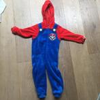 Super Mario onesie 104, Kinderen en Baby's, Carnavalskleding en Verkleedspullen, Jongen, 104 of kleiner, Gebruikt, Ophalen of Verzenden