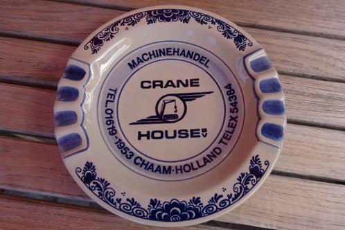 asbak cendrier Delfts Blauw Chaam Holland Crane House, Antiek en Kunst, Antiek | Keramiek en Aardewerk, Ophalen of Verzenden