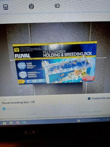 Fluval breeding box 1.9 l, Enlèvement, Comme neuf