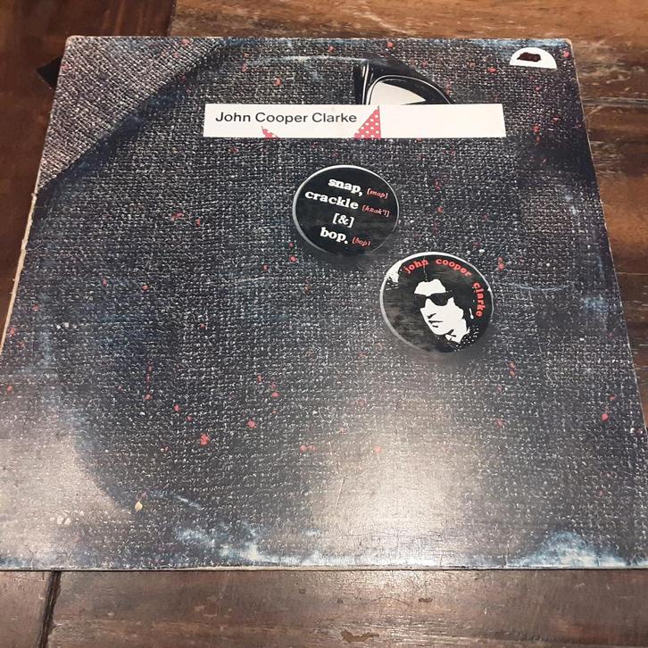 John Cooper Clarke – Snap, Crackle & Bop, Cd's en Dvd's, Vinyl | Rock, Gebruikt, 12 inch, Verzenden