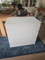 Ikea MALM Ladekast 3 lades wit 80x78 cm, Huis en Inrichting, Ophalen