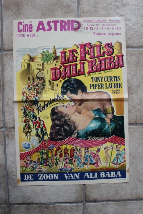 filmaffiche Son Of Ali Baba 1952 Tony Curtis filmposter, Collections, Posters & Affiches, Comme neuf, Cinéma et TV, A1 jusqu'à A3
