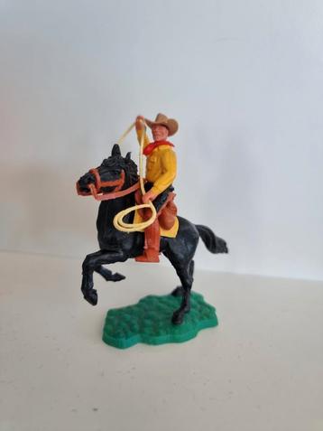 ## Timpo Toys mounted cow-boy ## swoppet beschikbaar voor biedingen