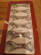 Messenleggers 6 st, Antiek en Kunst, Antiek | Bestek, Ophalen of Verzenden