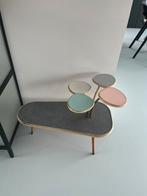 Uniek Vintage pastel sixties plantentafeltje, Huis en Inrichting, Ophalen, Zo goed als nieuw