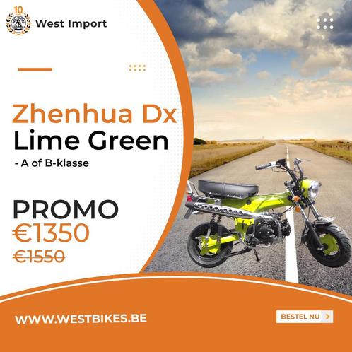 Promo -  Zhenhua Dax Lime Green NT Classe A ou B, Vélos & Vélomoteurs, Cyclomoteurs | Marques Autre, Neuf, Enlèvement ou Envoi