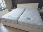 bed met 2 matrassen en 2 lattenbodems, Comme neuf, Enlèvement, 180 cm, 200 cm