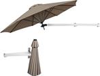 Te koop Wandparasol, kantelbaar, taupe, Tuin en Terras, Parasols, Ophalen, Muurparasol, Gebruikt, 2 tot 3 meter