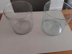 2 cilinder vazen hoogte 15 diameter 15, Enlèvement, Comme neuf