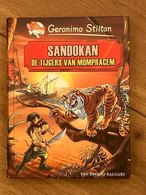 Geronimo Stilton - Sandokan - De Tijgers van Mompracem, Boeken, Kinderboeken | Jeugd | onder 10 jaar, Zo goed als nieuw, Fictie algemeen