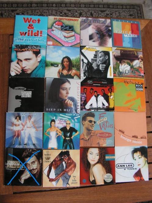 Lot de 19 CD simples, CD & DVD, CD | Pop, Comme neuf, Enlèvement ou Envoi