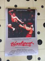 Bloodsport - Van Damme - Poster, Zo goed als nieuw, Verzenden