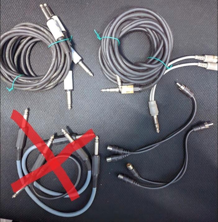 Audio kabels jack mono / mono -) stereo stereo kinch, Musique & Instruments, Tables de mixage, Enlèvement ou Envoi