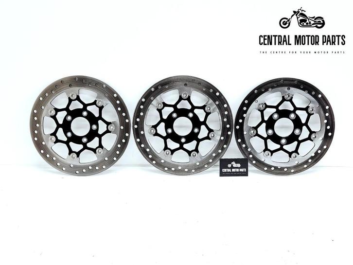 Set de 3 disques de frein avant et arrière, Motos, Pièces | Harley-Davidson, Utilisé, Enlèvement ou Envoi