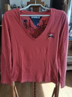 Mooie t-shirt  van Hilfiger Denim, Maat 38/40 (M), Hilfiger Denim, Oranje, Ophalen of Verzenden