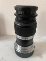 Leica Elmar 90 mm f4 dans son étui d’origine, Ophalen of Verzenden, Zo goed als nieuw