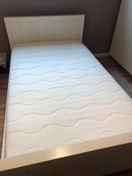 Eiken bed 1m20, Huis en Inrichting, Slaapkamer | Bedden, Ophalen, Gebruikt, Wit, 120 cm