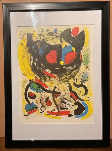 Miro - Kunstdruk ‘De ziener uit de hel II’ (1971) beschikbaar voor biedingen