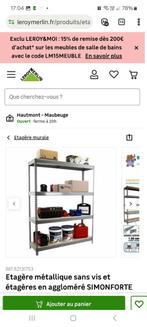 metalen plank zonder schroeven met 5 niveaus, Huis en Inrichting, Ophalen, Gebruikt