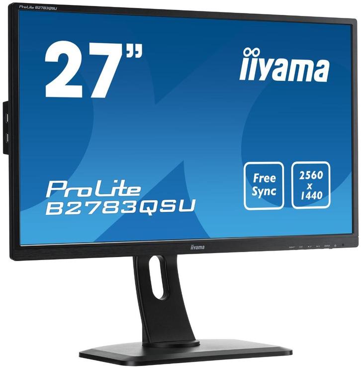 MONITEUR iiyama ProLite B2783QSU, Computers en Software, Monitoren, Zo goed als nieuw, 61 t/m 100 Hz, DisplayPort, DVI, HDMI, Gaming