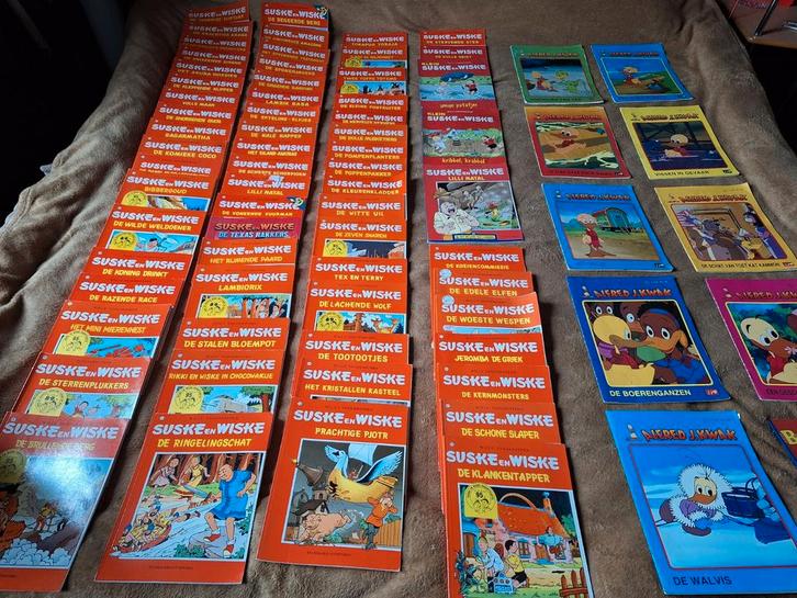 Verzameling Suske & wiske - Jommeke - Alfred J. Kwak, Verzamelen, Stripfiguren, Ophalen