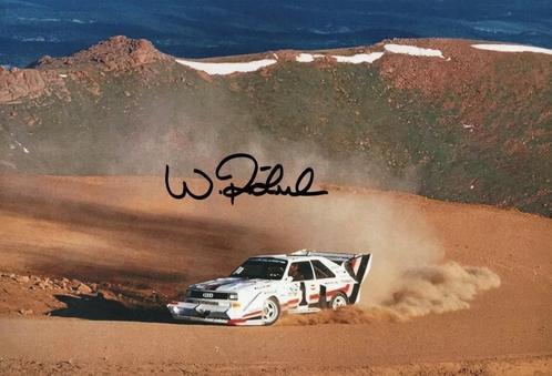 Walter Röhrl Audi Sport Quattro S1 Pikes Peak 1987, Antiek en Kunst, Kunst | Tekeningen en Fotografie, Ophalen of Verzenden