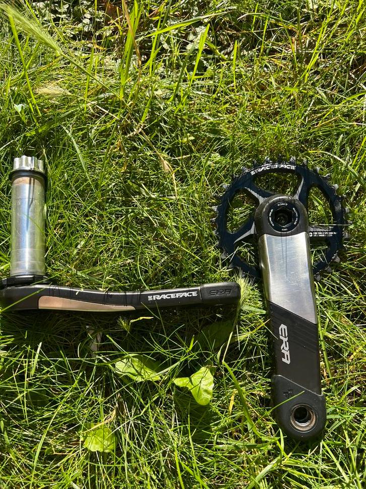 Race Face Era 170mm 32T carbon crank in perfecte staat!, Fietsen en Brommers, Fietsonderdelen, Gebruikt, Mountainbike, Crankstel of Pedalen