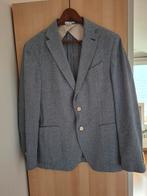 Blazer Van Gils nieuwstaat katoen/linnen blauw motief 50/40r, Ophalen of Verzenden, Zo goed als nieuw, Blauw