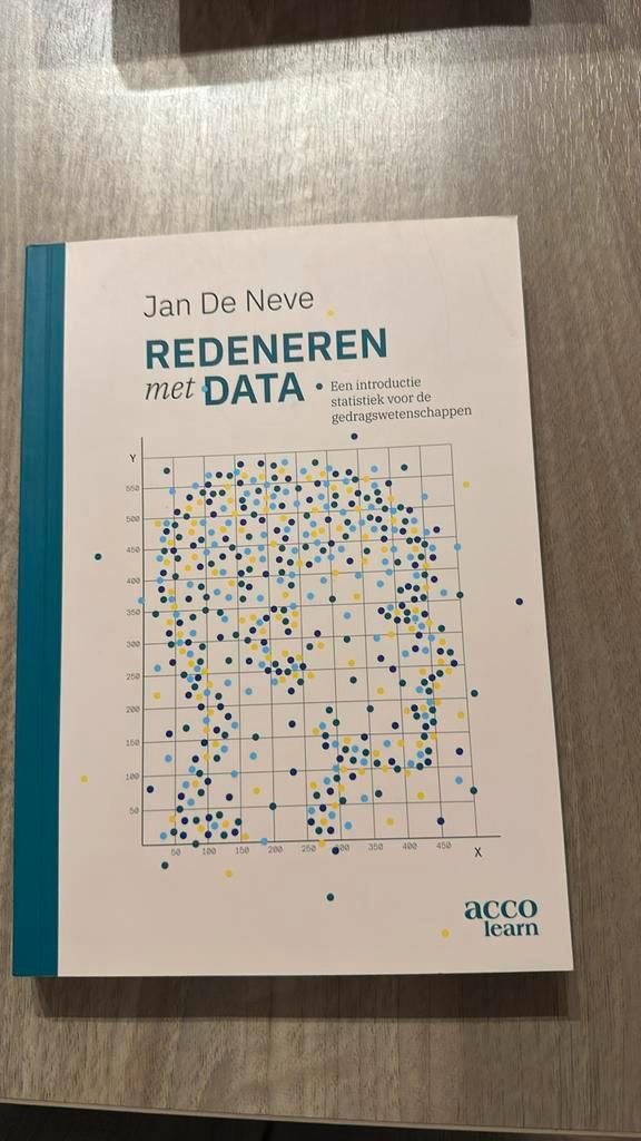 Redeneren met data, Boeken, Studieboeken en Cursussen, Nieuw, Hoger Onderwijs, Ophalen of Verzenden
