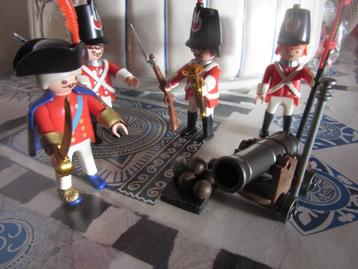 Playmobil Havenwacht britse soldaten met canon