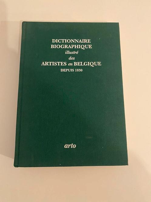 Dictionnaire Biographique illustré des artistes Belgique, Livres, Littérature, Comme neuf, Belgique