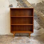 Teakhouten boekenkast uit de jaren 60-70, 50 tot 100 cm, Scandinave, vintage, mid century, 1950, 1960, 1970, 25 tot 50 cm, 100 tot 150 cm