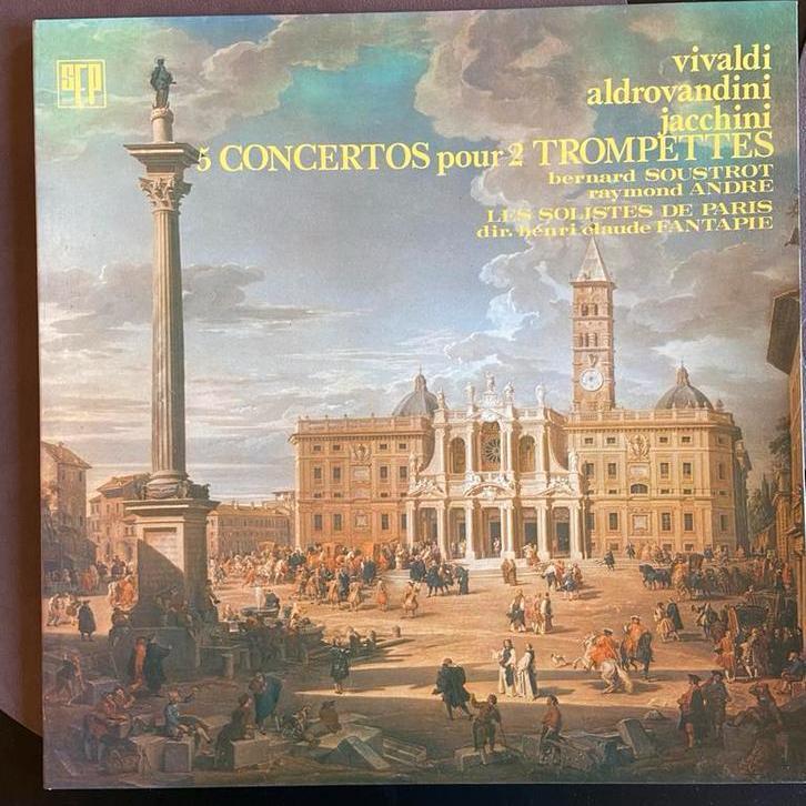 LP Vivaldi 5 Concertos pour 2 Trompettes 1970 NM, Cd's en Dvd's, Vinyl | Klassiek, Barok, Ophalen of Verzenden