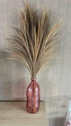 Roze vaas met droogtakken., Ophalen, Zo goed als nieuw