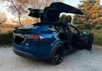 TESLA MODEL X 100D LONG RANGE 6 SEAT AUTOPILOT CARBON VOLL, Auto's, Tesla, Automaat, Model X, Zwart, Blauw