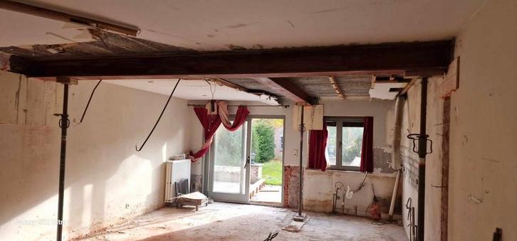 Poutrel steken werken binnen of buiten muur.0466445657Gabrie, Doe-het-zelf en Bouw, Ladders en Trappen, Ophalen of Verzenden