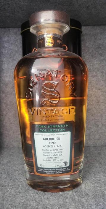 PRIJSVERLAGING!!signatory cask collection beschikbaar voor biedingen