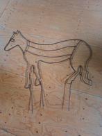 Sculptuur van paarden van ijzer, voor buiten of binnen paard, Tuin en Terras, Ophalen, Gebruikt