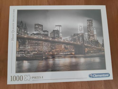 Nieuwe Clementoni puzzel 1000 stuks New York Skyline, Hobby en Vrije tijd, Denksport en Puzzels, Nieuw, Legpuzzel, 500 t/m 1500 stukjes