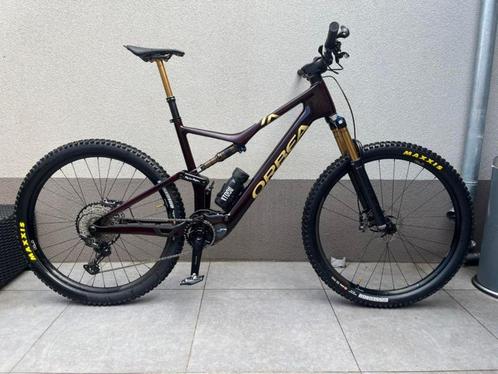 E-VTT Léger Orbea Rise M10 Custom XL RedWine Carbon, Fietsen en Brommers, Fietsen | Mountainbikes en ATB, Gebruikt, Heren, Overige merken
