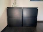 Ladekast/nachttafel Ikea Malm, Huis en Inrichting, Kasten | Ladekasten, Ophalen, Minder dan 50 cm, Gebruikt, 1 of 2 laden