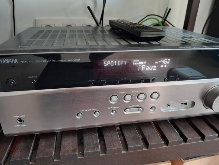 Yamaha MusicCast RX-V581 Titan Champagne, Audio, Tv en Foto, Stereoketens, Zo goed als nieuw, Overige merken, Ophalen of Verzenden