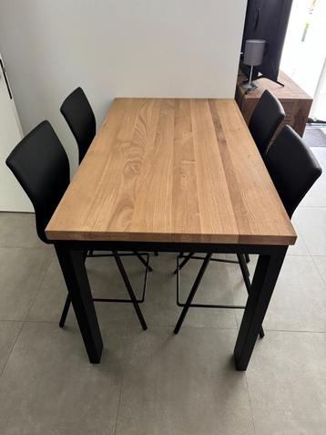 Bartafel en 4 (of 6) barstoelen - NIEUW en ONGEBRUIKT (Weba) beschikbaar voor biedingen