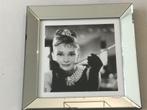 Spiegelfoto Audrey Hepburn zwart wit met sigaret, Ophalen of Verzenden, Zo goed als nieuw