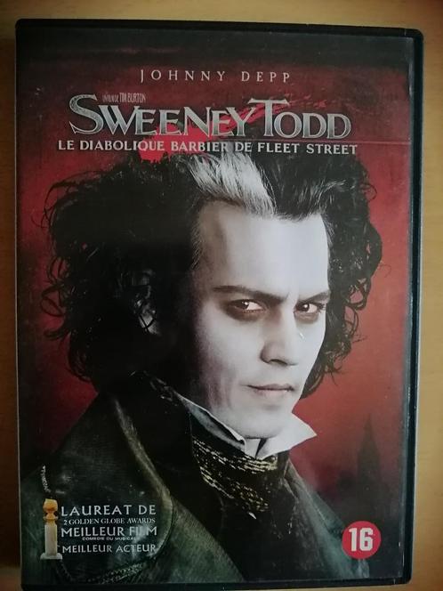 DVD Sweeney Todd : Le Diabolique Barbier de Tim Burton, CD & DVD, DVD | Horreur, Enlèvement ou Envoi