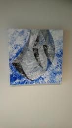 Modern, abstracte schilderij 50 x 50 cm 25€, Antiek en Kunst, Ophalen