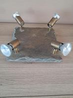 Lucide plafond en wandspot met natuursteen, Overige materialen, Ophalen of Verzenden, Zo goed als nieuw, Led