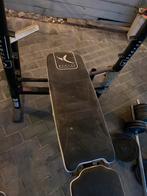 Fitnessbankje, halters en gewichtschijven, Ophalen, Gebruikt, Benen, Fitnessbank